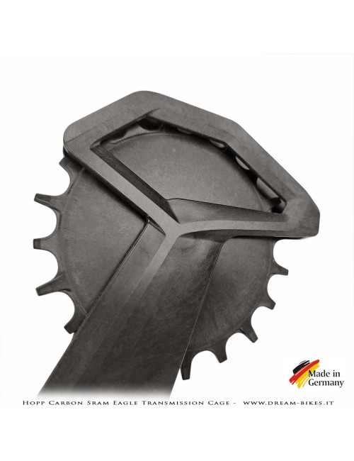 Hopp Carbon Parts Gabbia Oversize Per Cambi Posteriori Sram Eagle Transmission AXS e Sram XPLR AXS 13s - 69 gr.