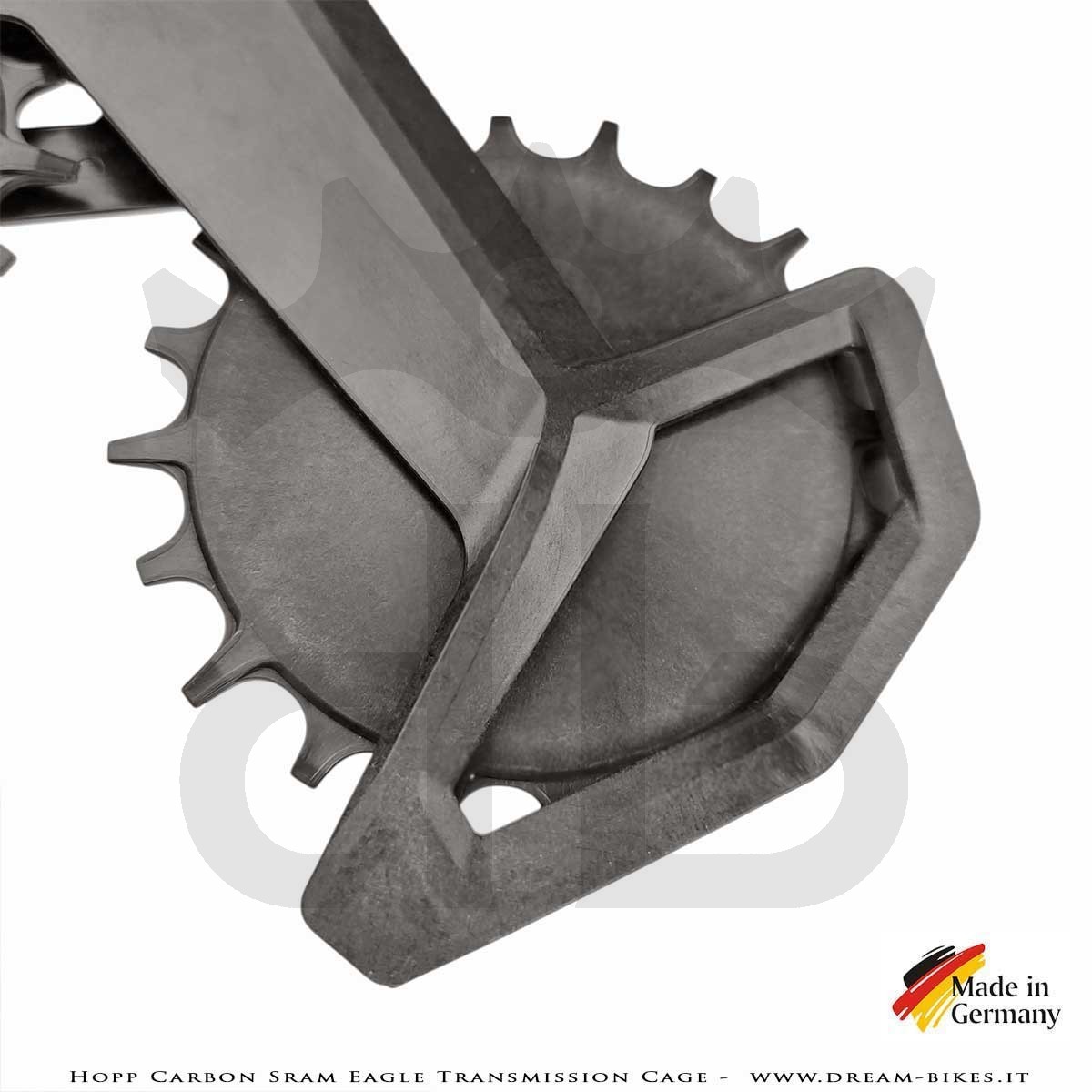 Hopp Carbon Parts Gabbia Oversize Per Cambi Posteriori Sram Eagle Transmission AXS e Sram XPLR AXS 13s - 69 gr.