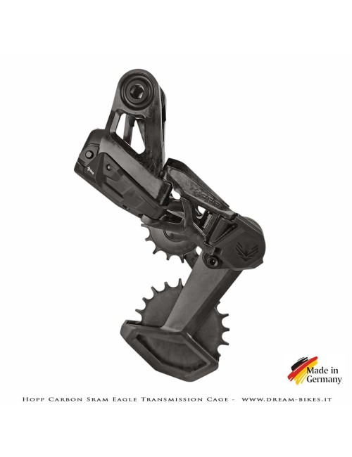 Hopp Carbon Parts Oversized Rear Derailleur Cage for Sram Eagle Transmission AXS and Sram XPLR AXS 13s Rear Derailleurs - 69 gr.