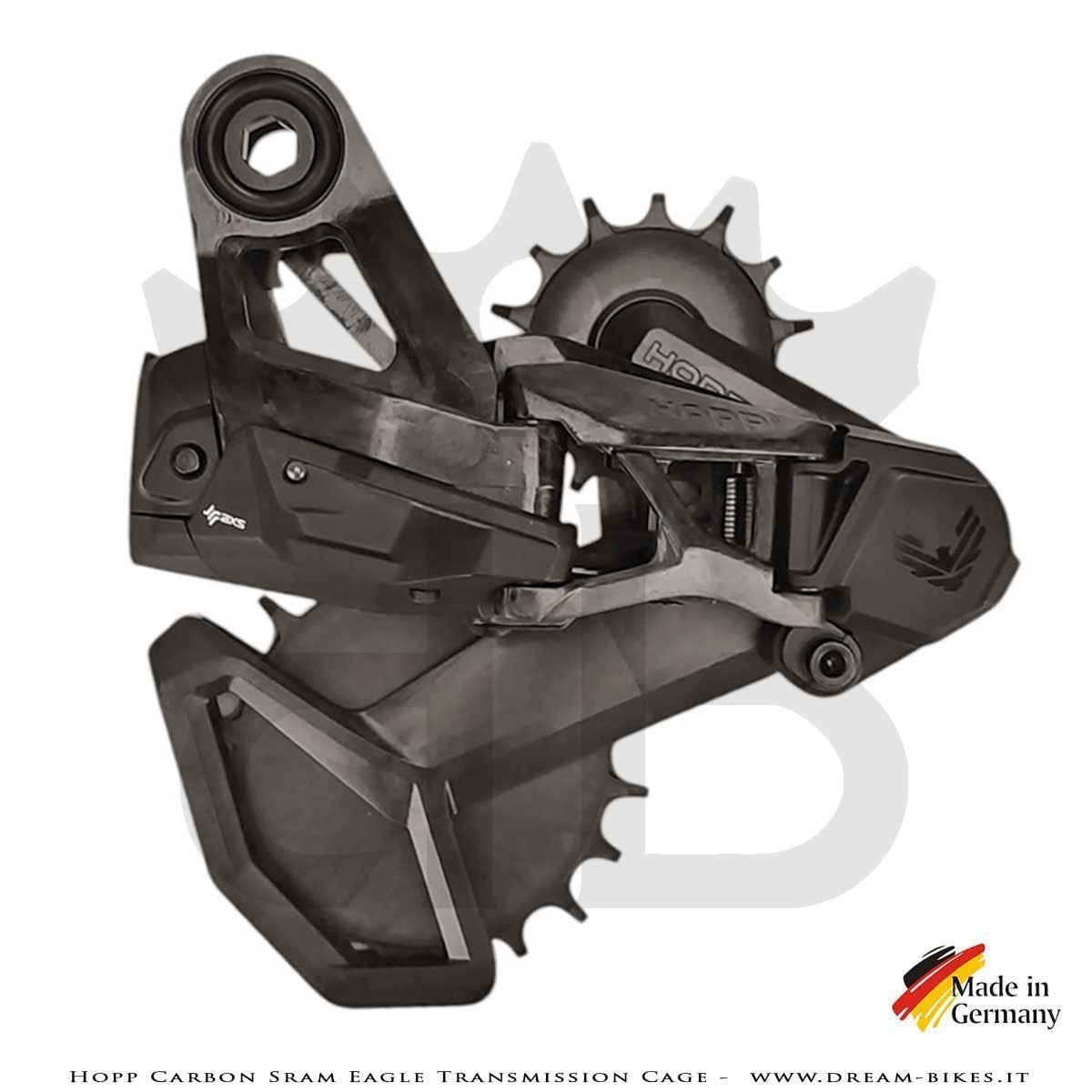 Hopp Carbon Parts Gabbia Oversize Per Cambi Posteriori Sram Eagle Transmission AXS e Sram XPLR AXS 13s - 69 gr.