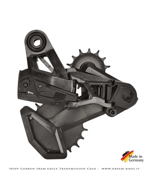 Hopp Carbon Parts Oversized Rear Derailleur Cage for Sram Eagle Transmission AXS and Sram XPLR AXS 13s Rear Derailleurs - 69 gr.