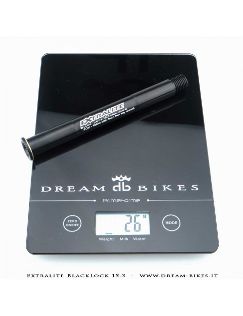 Extralite BlackLock QR15 Perno Passante Ruota Anteriore 15 mm