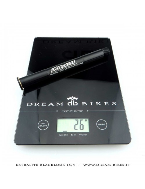 Extralite BlackLock QR15 Perno Passante Ruota Anteriore 15 mm