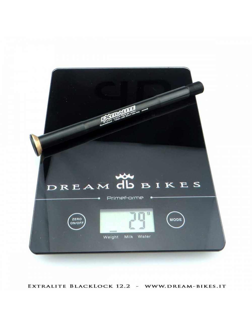 Extralite BlackLock QR12 Perno Passante Ruota Posteriore 12 mm