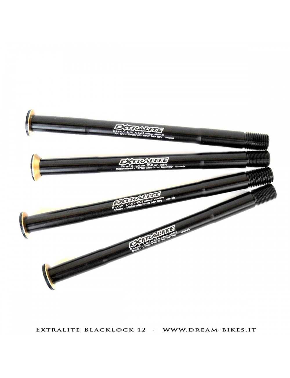 Extralite BlackLock QR12 Perno Passante Ruota Posteriore 12 mm