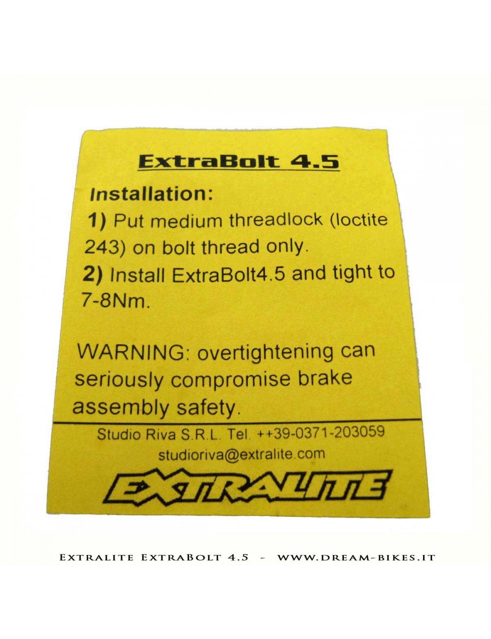 Extralite ExtraBolt 4.5 Viti Pinza Freno