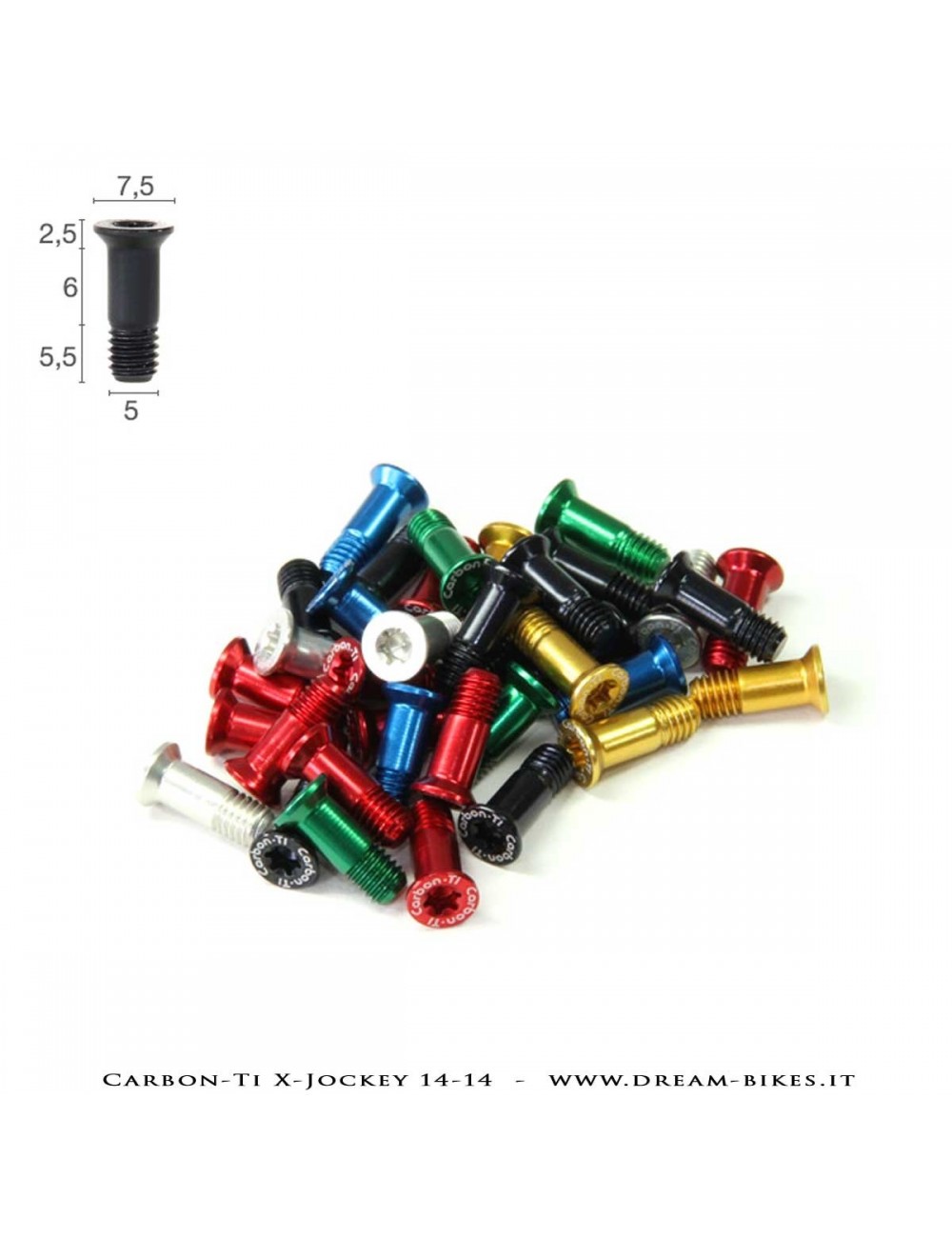 Carbon-Ti X-Jockey Viti Pulegge Cambio