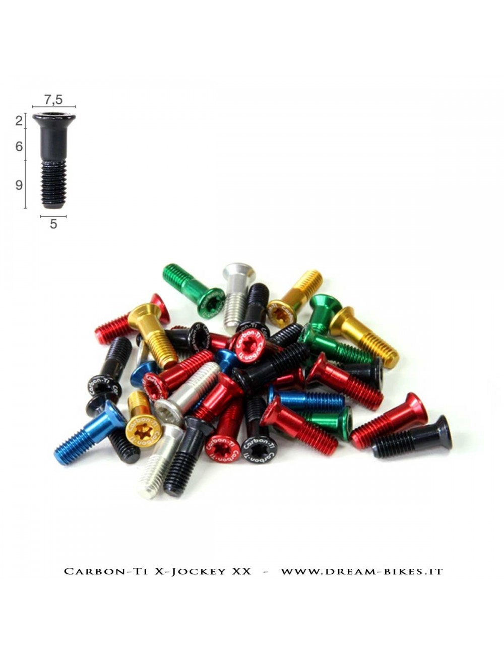 Carbon-Ti X-Jockey Viti Pulegge Cambio