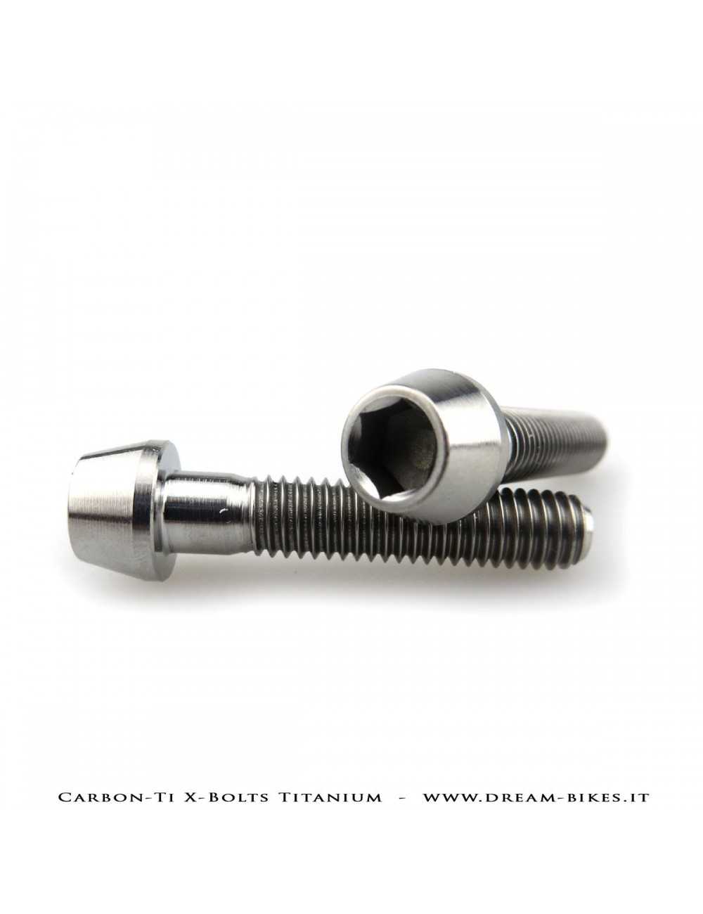 Carbon-Ti X-Bolts Titanium Viti in Titanio a Testa Conica Cava Esagonale TCCE