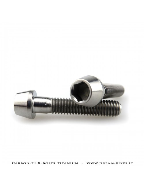 Carbon-Ti X-Bolts Titanium Viti in Titanio a Testa Conica Cava Esagonale TCCE