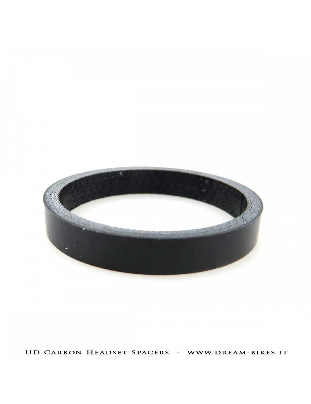 Distanziali Sterzo Carbon UD, 5 e 10 mm