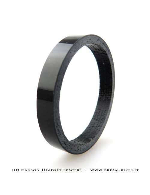 Distanziali Sterzo Carbon UD, 5 e 10 mm