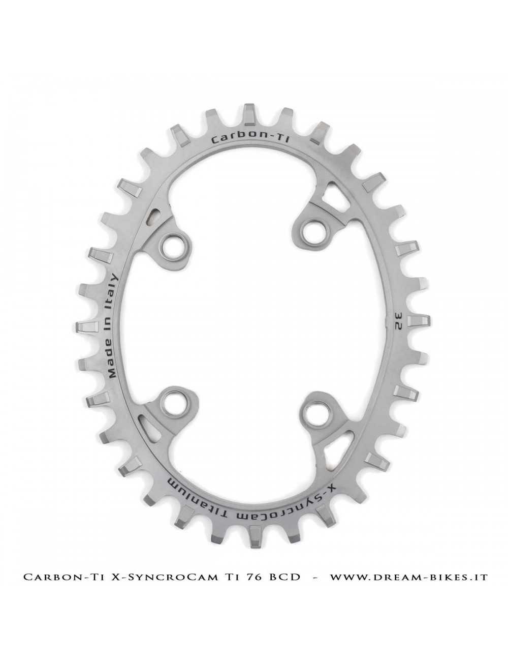 Carbon-Ti X-SyncroCam Ti BCD 76 mm Asymmetric Titanium Monoring