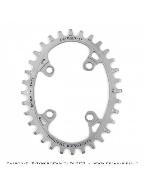 Carbon-Ti X-SyncroCam Ti BCD 76 mm Asymmetric Titanium Monoring