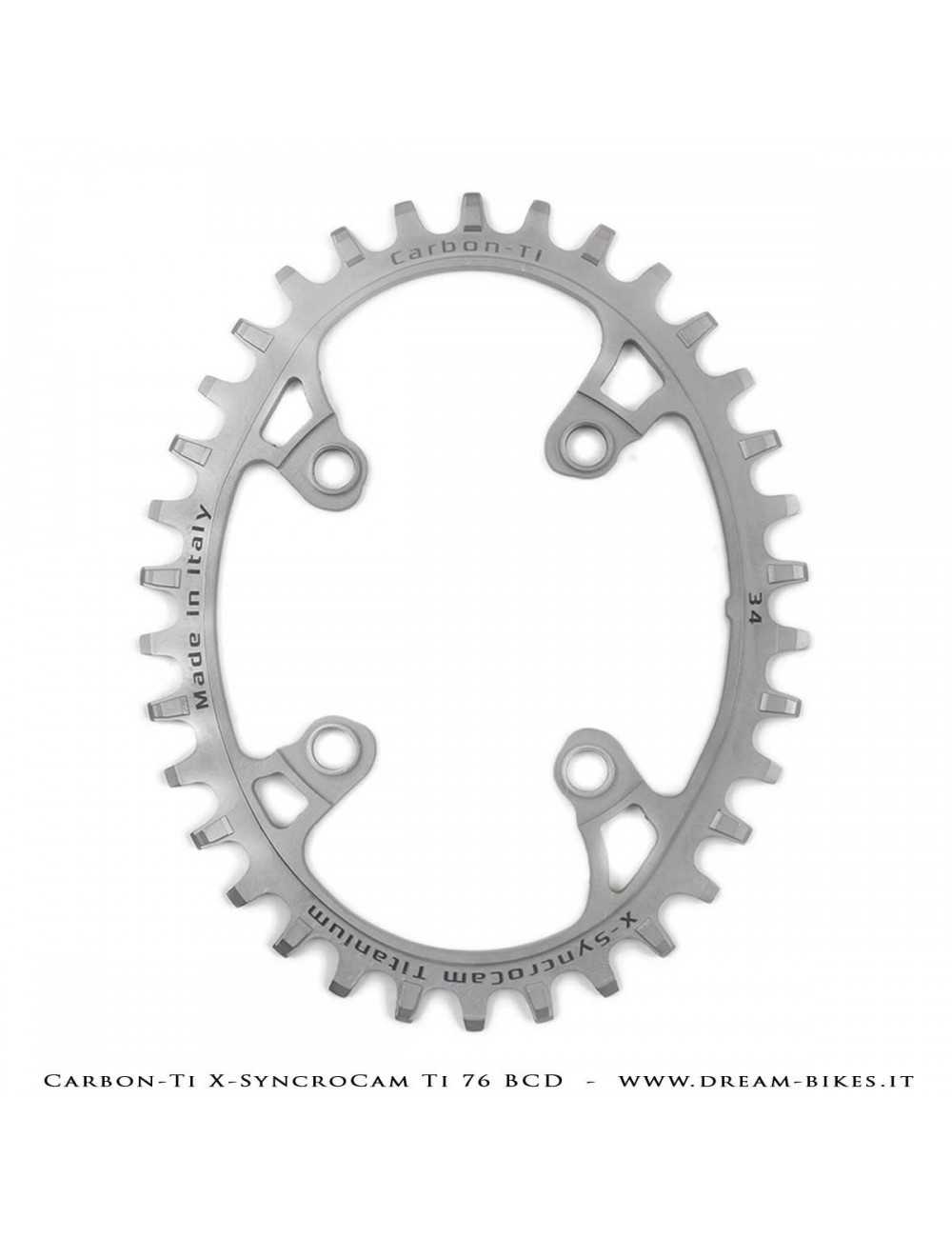 Carbon-Ti X-SyncroCam Ti BCD 76 mm Asymmetric Titanium Monoring