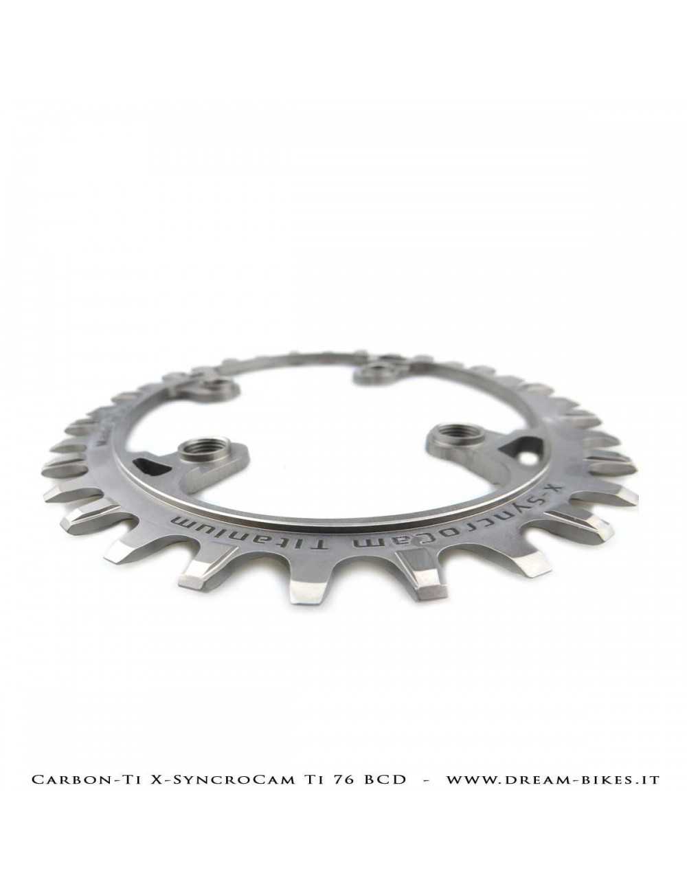 Carbon-Ti X-SyncroCam Ti BCD 76 mm Asymmetric Titanium Monoring