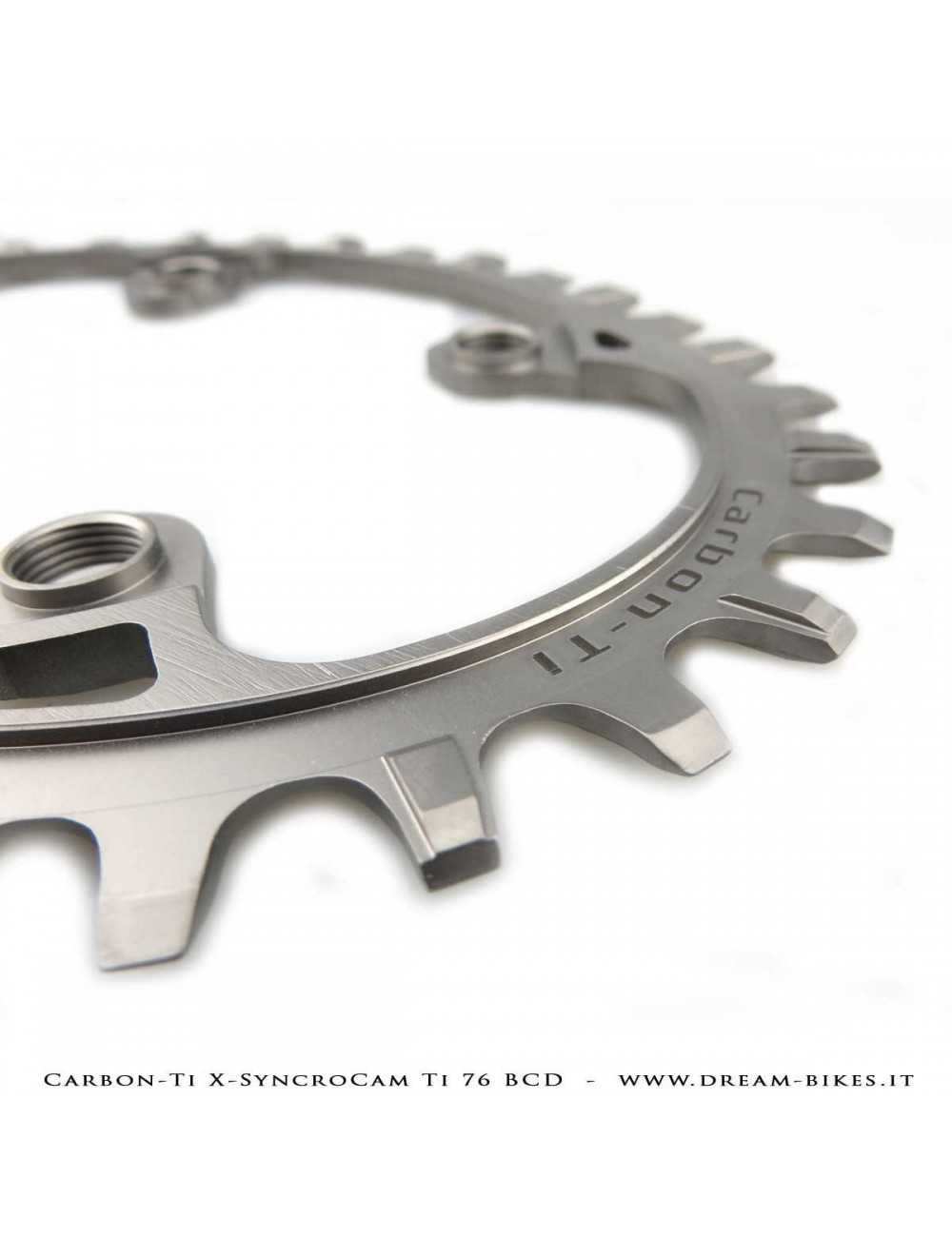 Carbon-Ti X-SyncroCam Ti BCD 76 mm Asymmetric Titanium Monoring