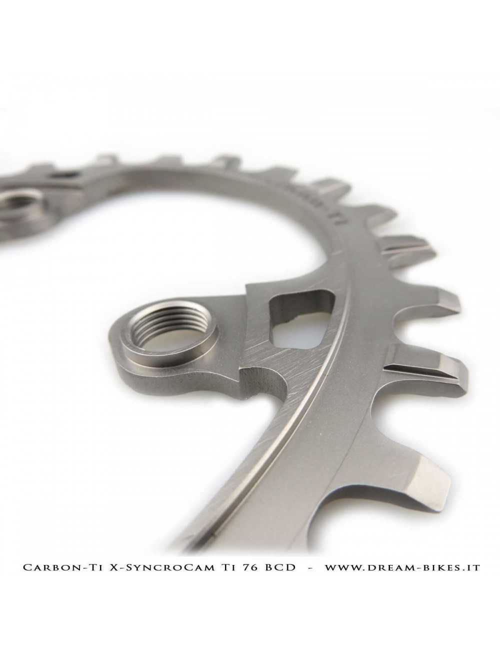 Carbon-Ti X-SyncroCam Ti BCD 76 mm Asymmetric Titanium Monoring