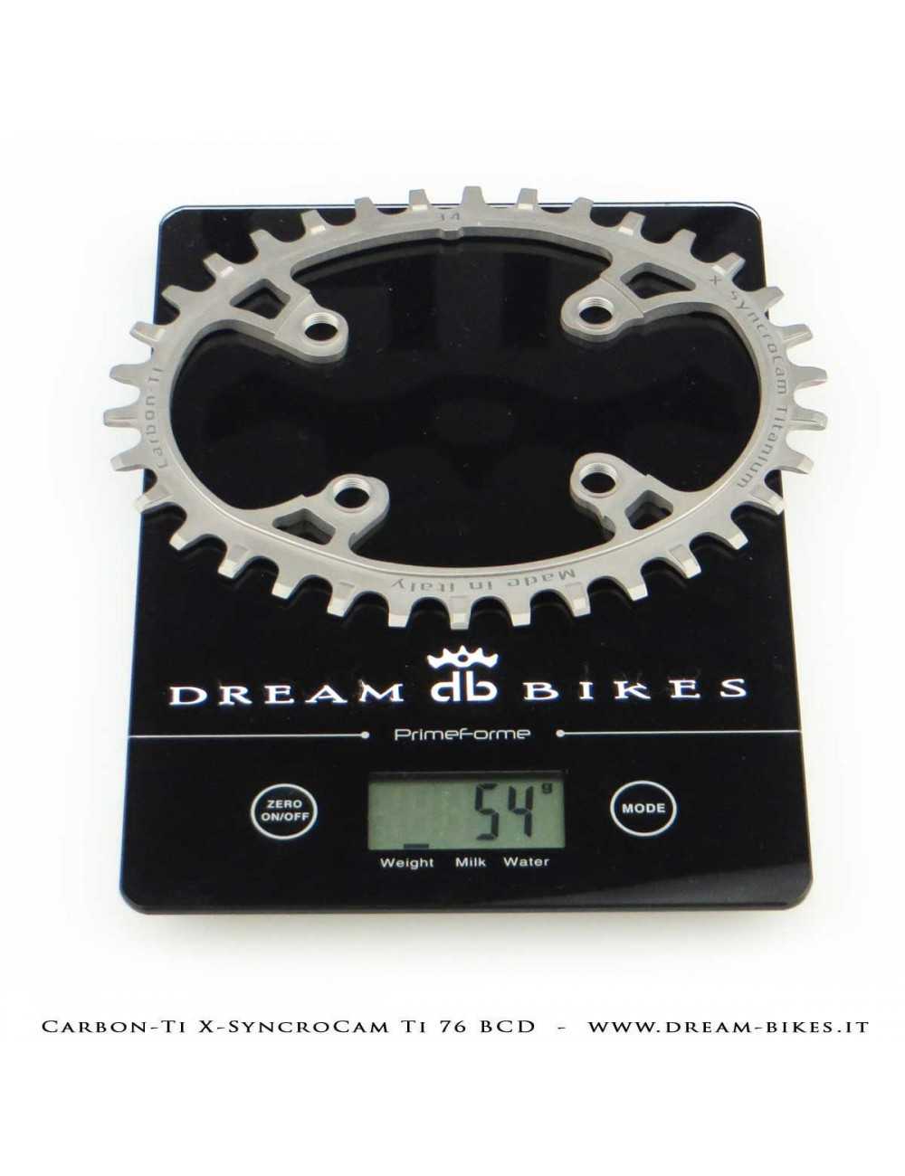 Carbon-Ti X-SyncroCam Ti BCD 76 mm Asymmetric Titanium Monoring