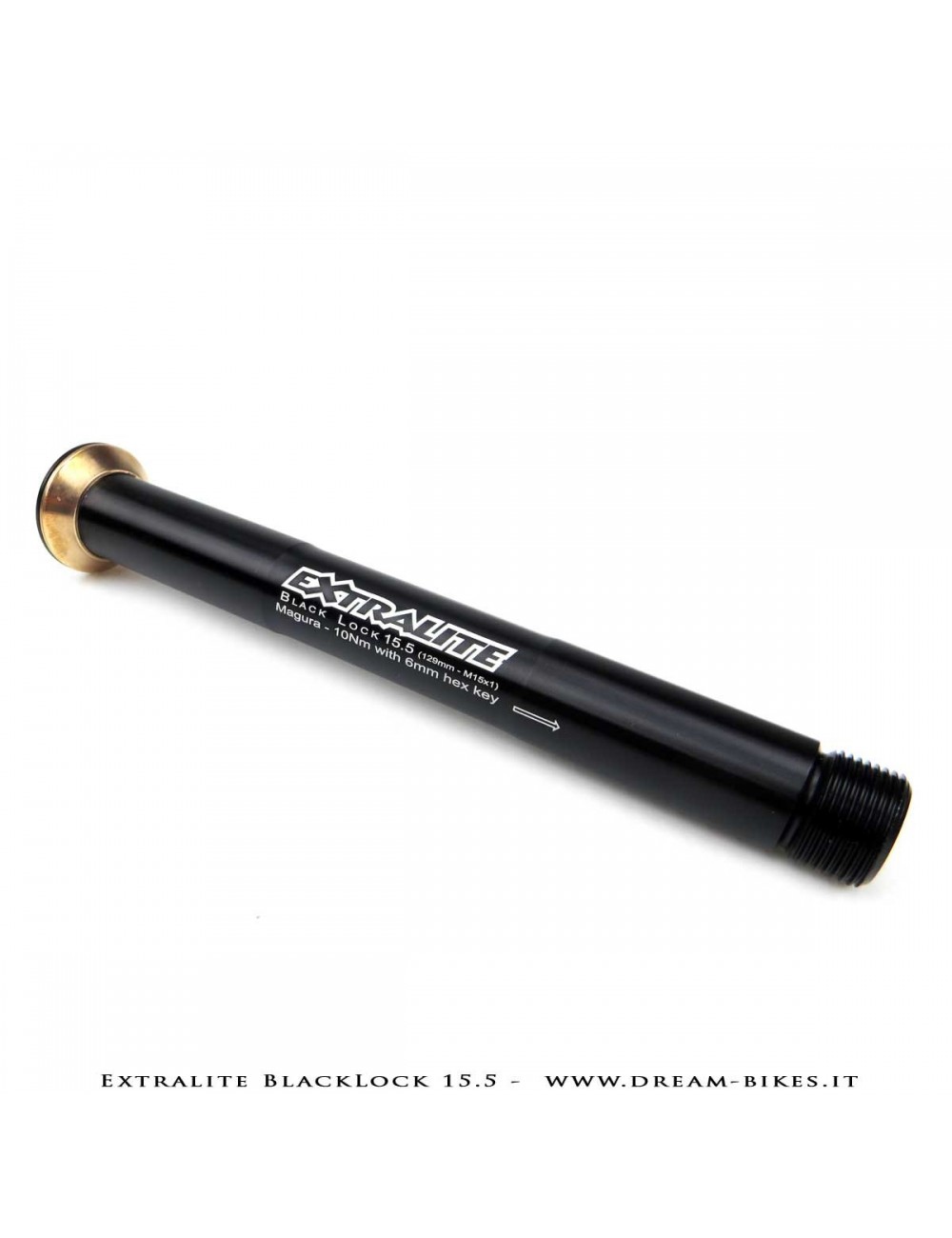 Extralite BlackLock QR15 Perno Passante Ruota Anteriore 15 mm