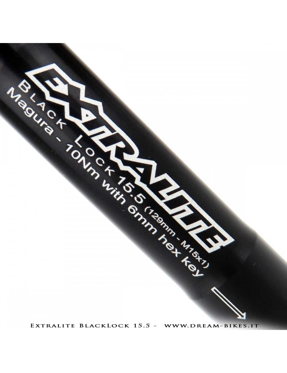 Extralite BlackLock QR15 Perno Passante Ruota Anteriore 15 mm