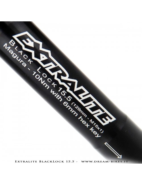 Extralite BlackLock QR15 Perno Passante Ruota Anteriore 15 mm