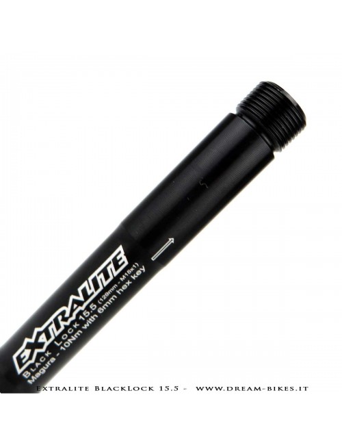 Extralite BlackLock QR15 Perno Passante Ruota Anteriore 15 mm