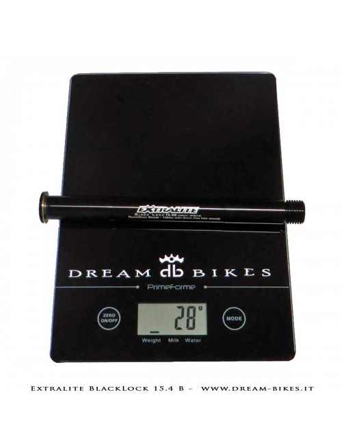 Extralite BlackLock QR15 Perno Passante Ruota Anteriore 15 mm