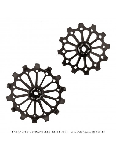 Extralite UltraPulley 12-14 PH Pulegge Cambio 12-14 Denti Ultraleggere Sram 12V