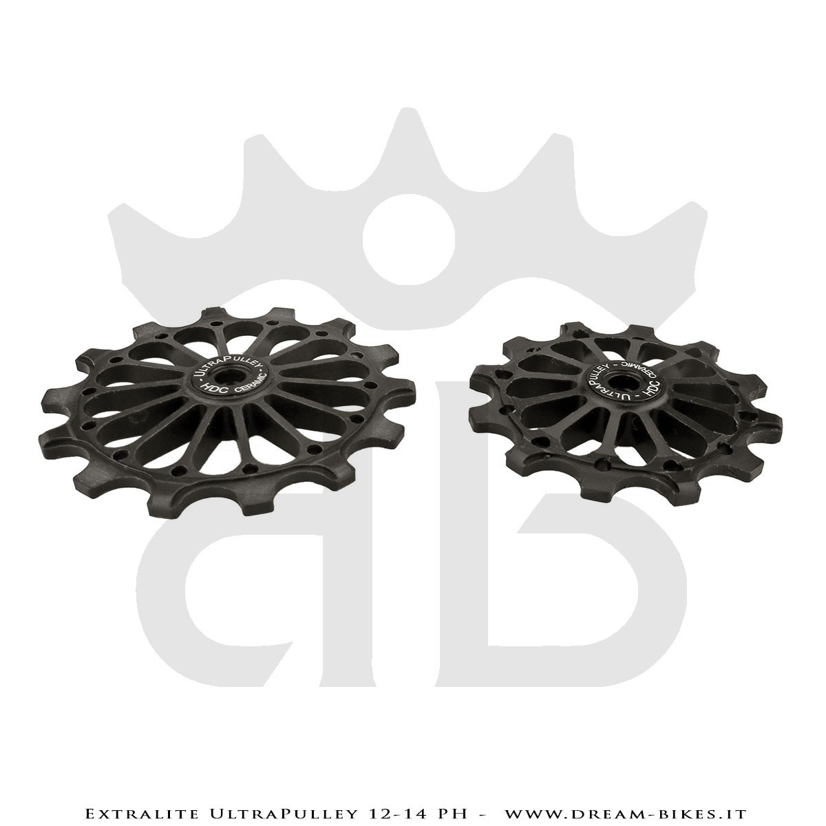 Extralite UltraPulley 12-14 PH Pulegge Cambio 12-14 Denti Ultraleggere Sram 12V