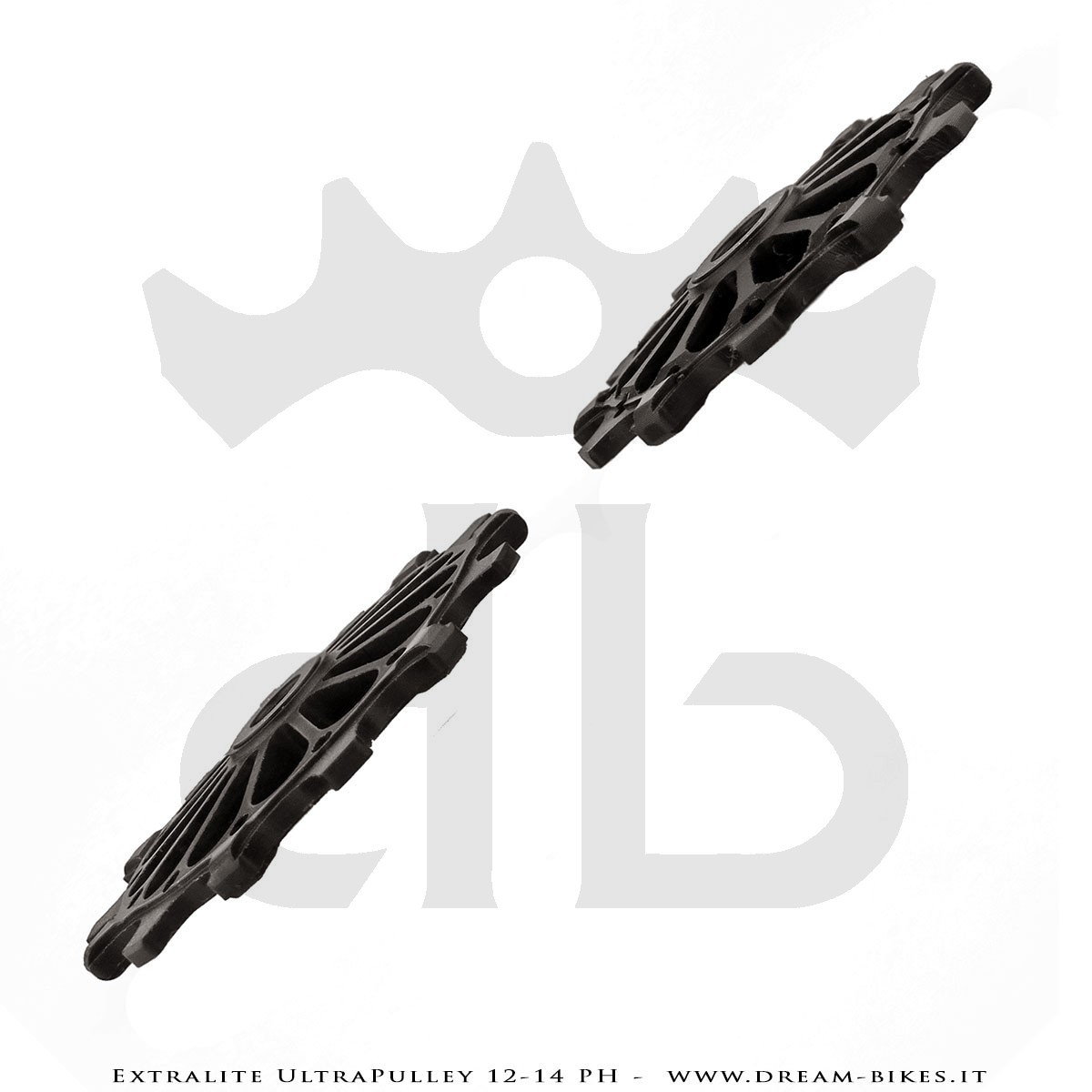 Extralite UltraPulley 12-14 PH Pulegge Cambio 12-14 Denti Ultraleggere Sram 12V