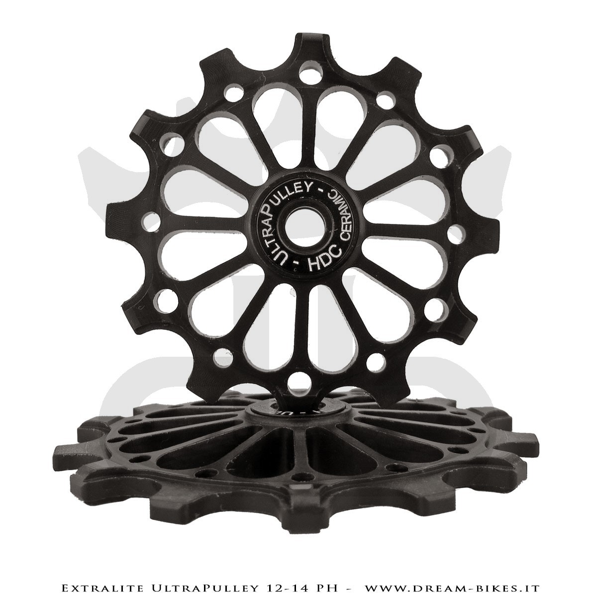 Extralite UltraPulley 12-14 PH Pulegge Cambio 12-14 Denti Ultraleggere Sram 12V
