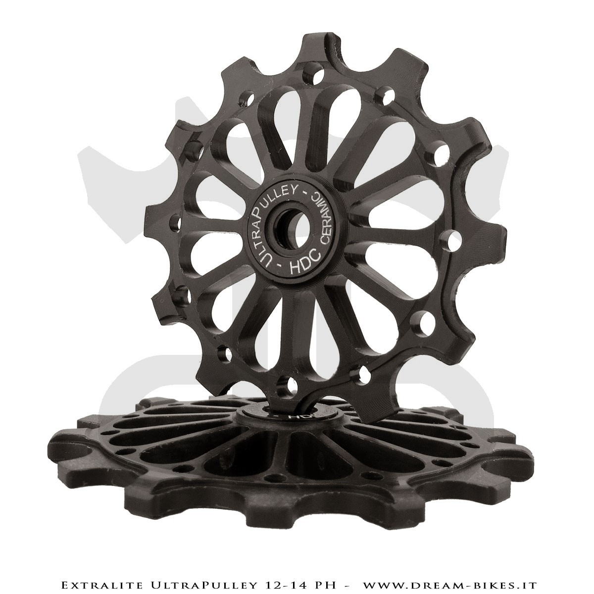 Extralite UltraPulley 12-14 PH Pulegge Cambio 12-14 Denti Ultraleggere Sram 12V