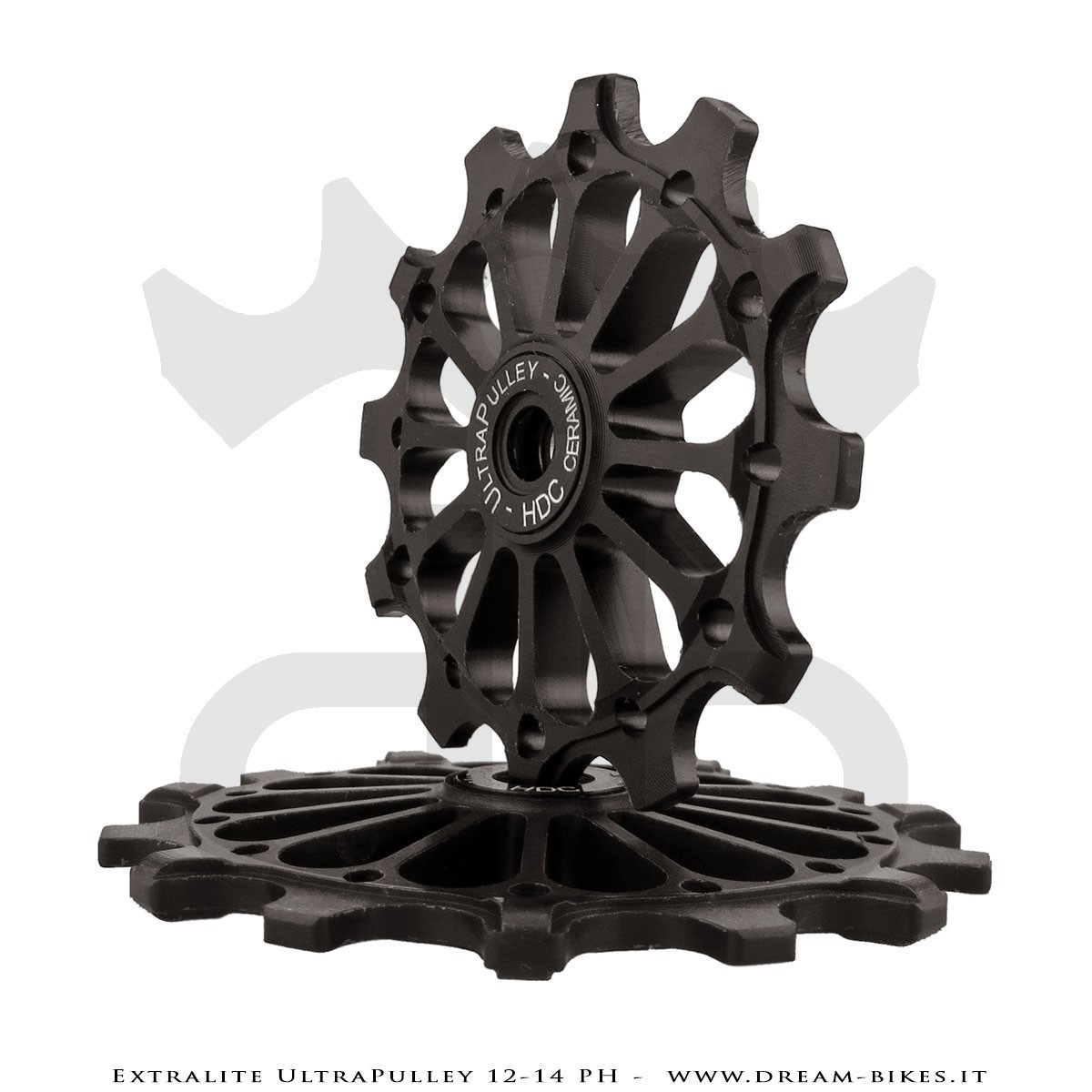 Extralite UltraPulley 12-14 PH Pulegge Cambio 12-14 Denti Ultraleggere Sram 12V