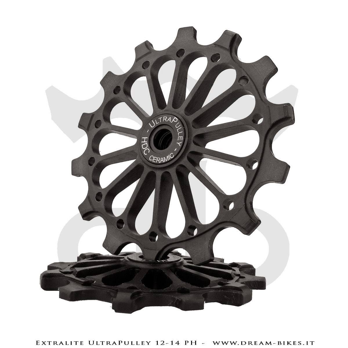 Extralite UltraPulley 12-14 PH Pulegge Cambio 12-14 Denti Ultraleggere Sram 12V