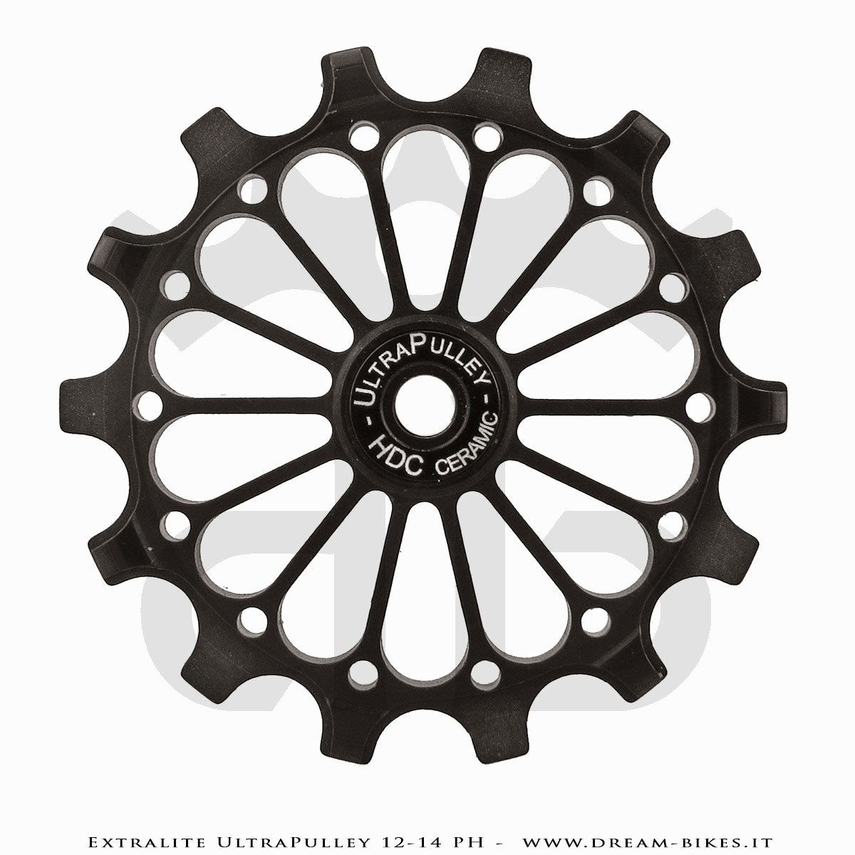 Extralite UltraPulley 12-14 PH Pulegge Cambio 12-14 Denti Ultraleggere Sram 12V