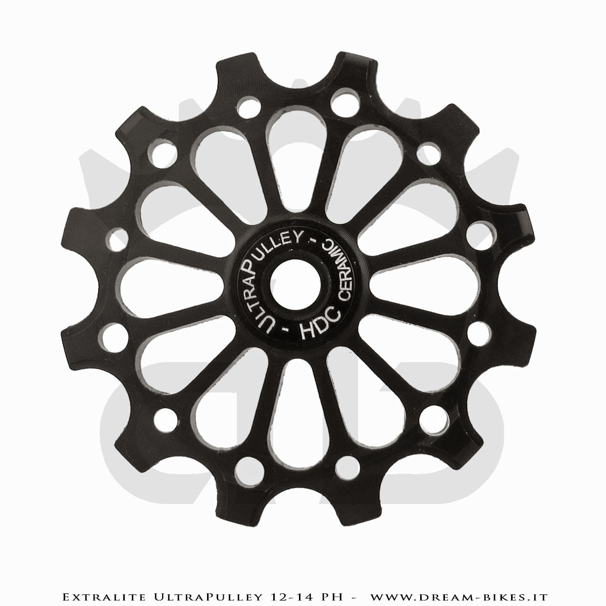 Extralite UltraPulley 12-14 PH Pulegge Cambio 12-14 Denti Ultraleggere Sram 12V