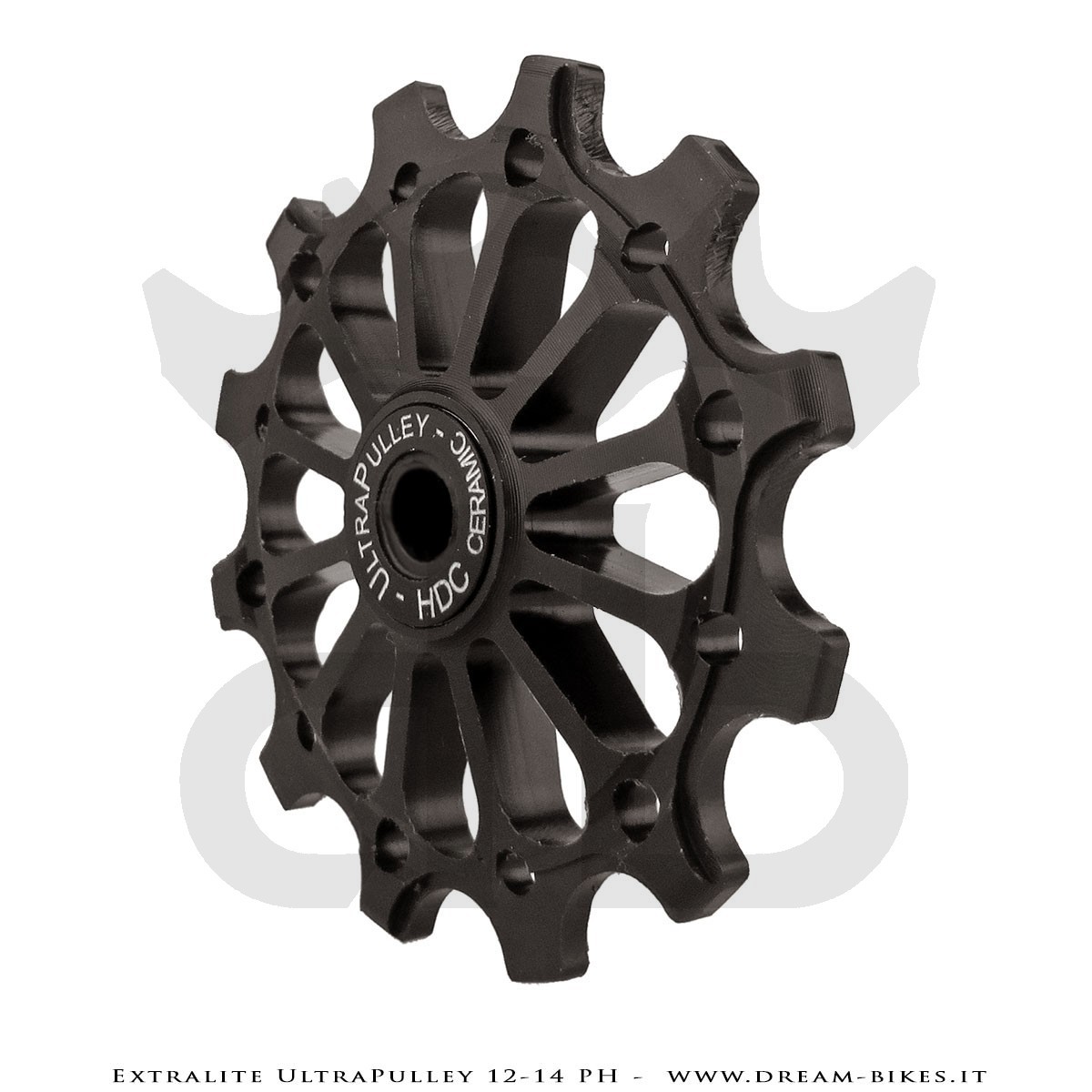 Extralite UltraPulley 12-14 PH Pulegge Cambio 12-14 Denti Ultraleggere Sram 12V