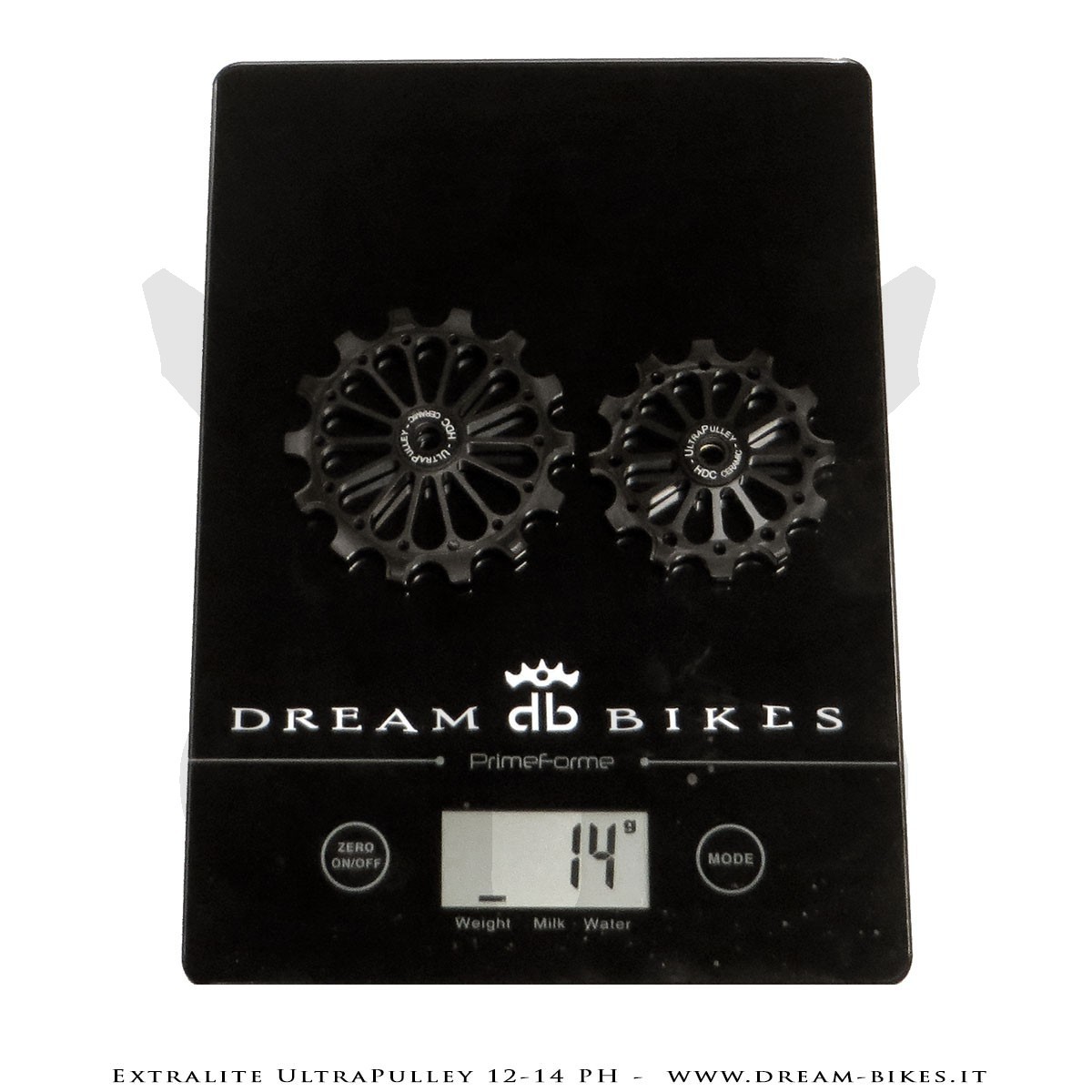 Extralite UltraPulley 12-14 PH Pulegge Cambio 12-14 Denti Ultraleggere Sram 12V