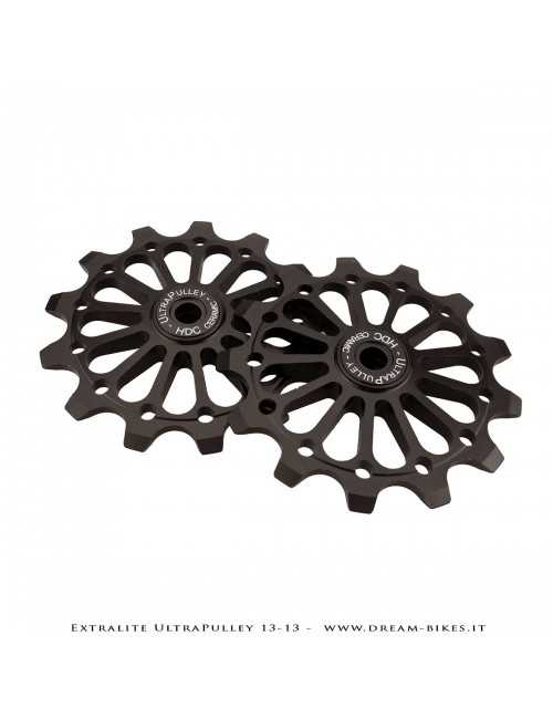 Extralite UltraPulley 13-13 Ultralight 13 Teeth Rear Derailleur Jockey Wheels For Shimano 12s