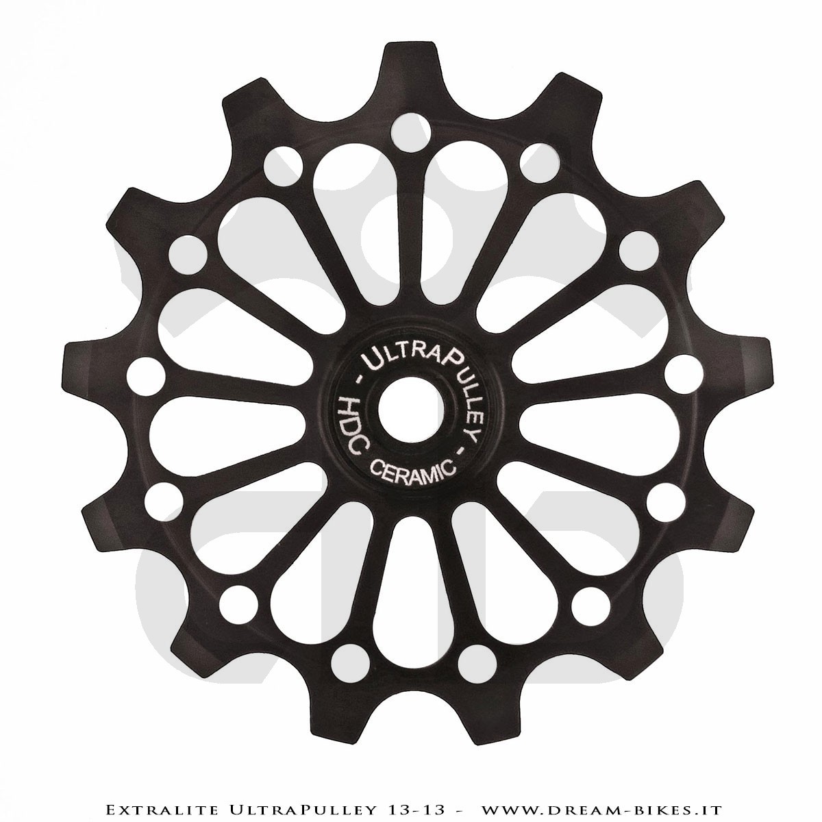 Extralite UltraPulley 13-13 Pulegge Cambio 13 Denti Ultraleggere Shimano 12V