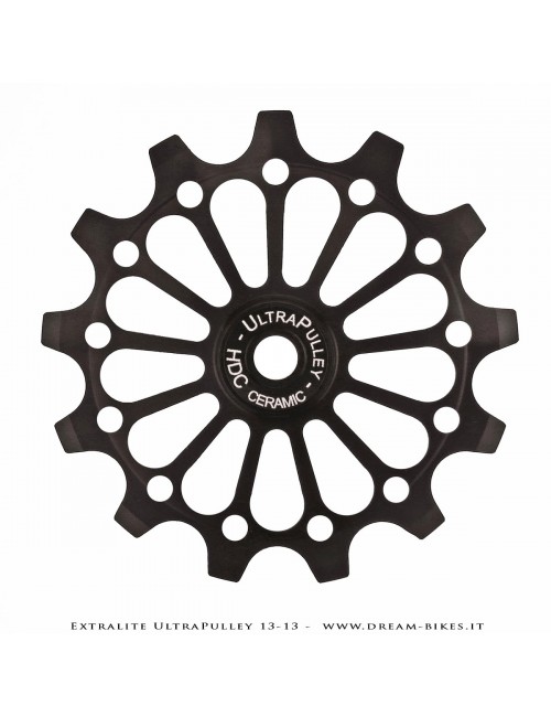 Extralite UltraPulley 13-13 Pulegge Cambio 13 Denti Ultraleggere Shimano 12V