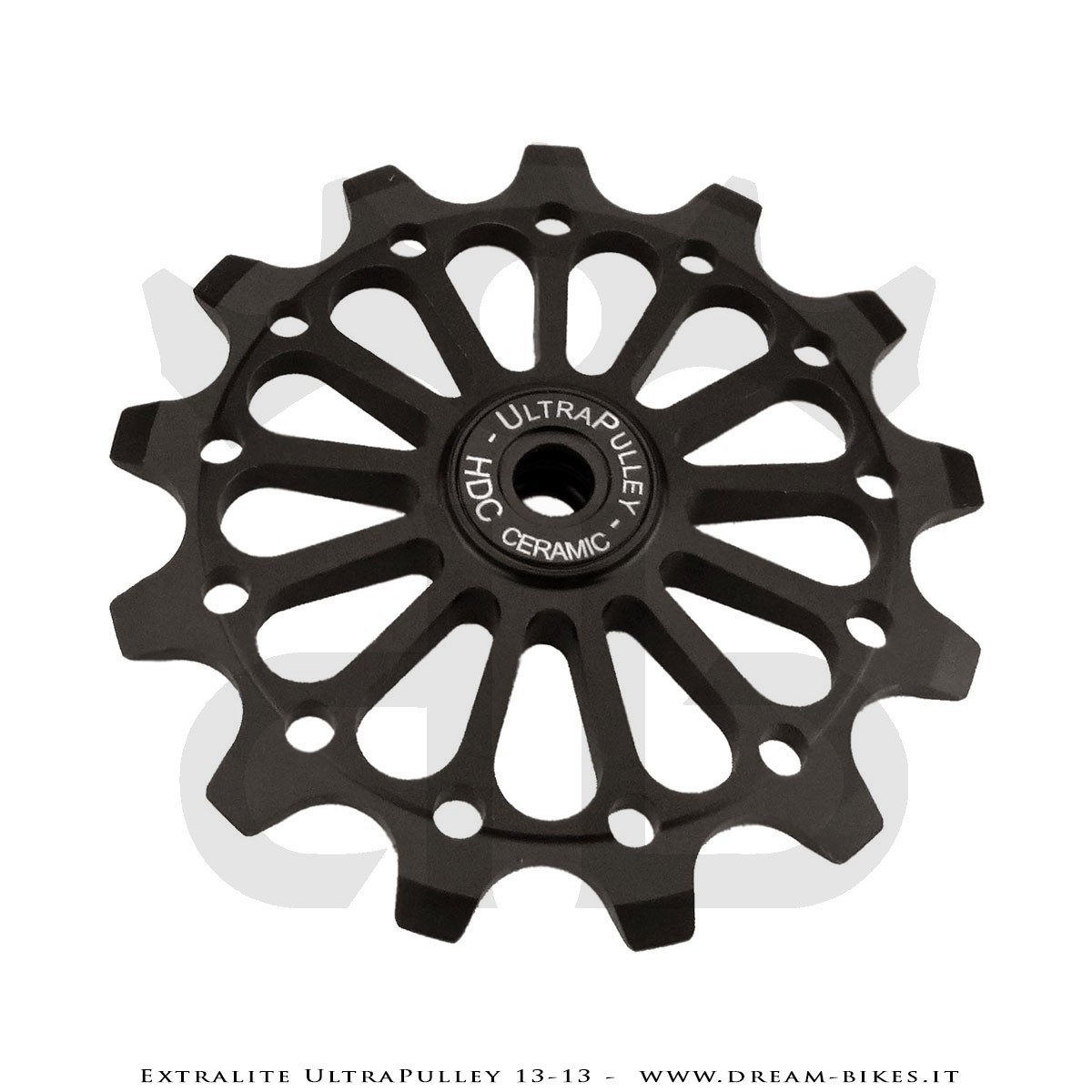 Extralite UltraPulley 13-13 Pulegge Cambio 13 Denti Ultraleggere Shimano 12V