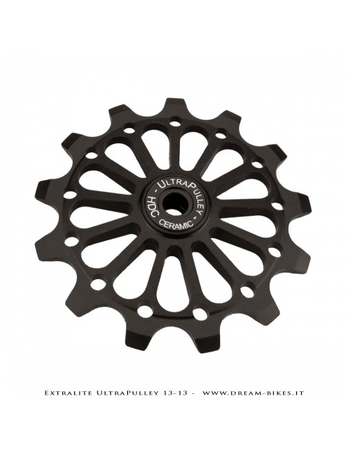 Extralite UltraPulley 13-13 Pulegge Cambio 13 Denti Ultraleggere Shimano 12V