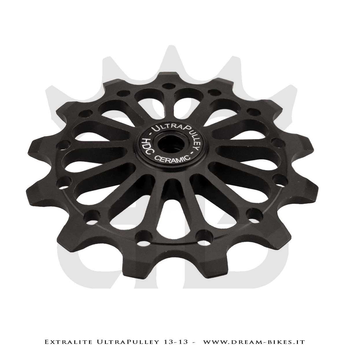 Extralite UltraPulley 13-13 Ultralight 13 Teeth Rear Derailleur Jockey Wheels For Shimano 12s