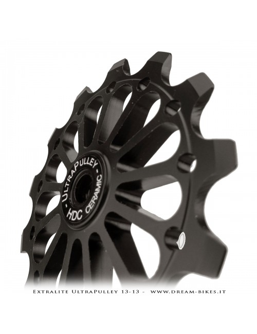 Extralite UltraPulley 13-13 Pulegge Cambio 13 Denti Ultraleggere Shimano 12V