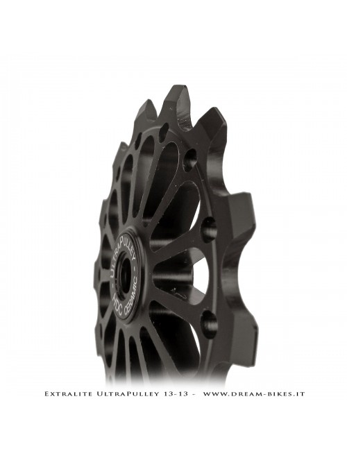 Extralite UltraPulley 13-13 Pulegge Cambio 13 Denti Ultraleggere Shimano 12V