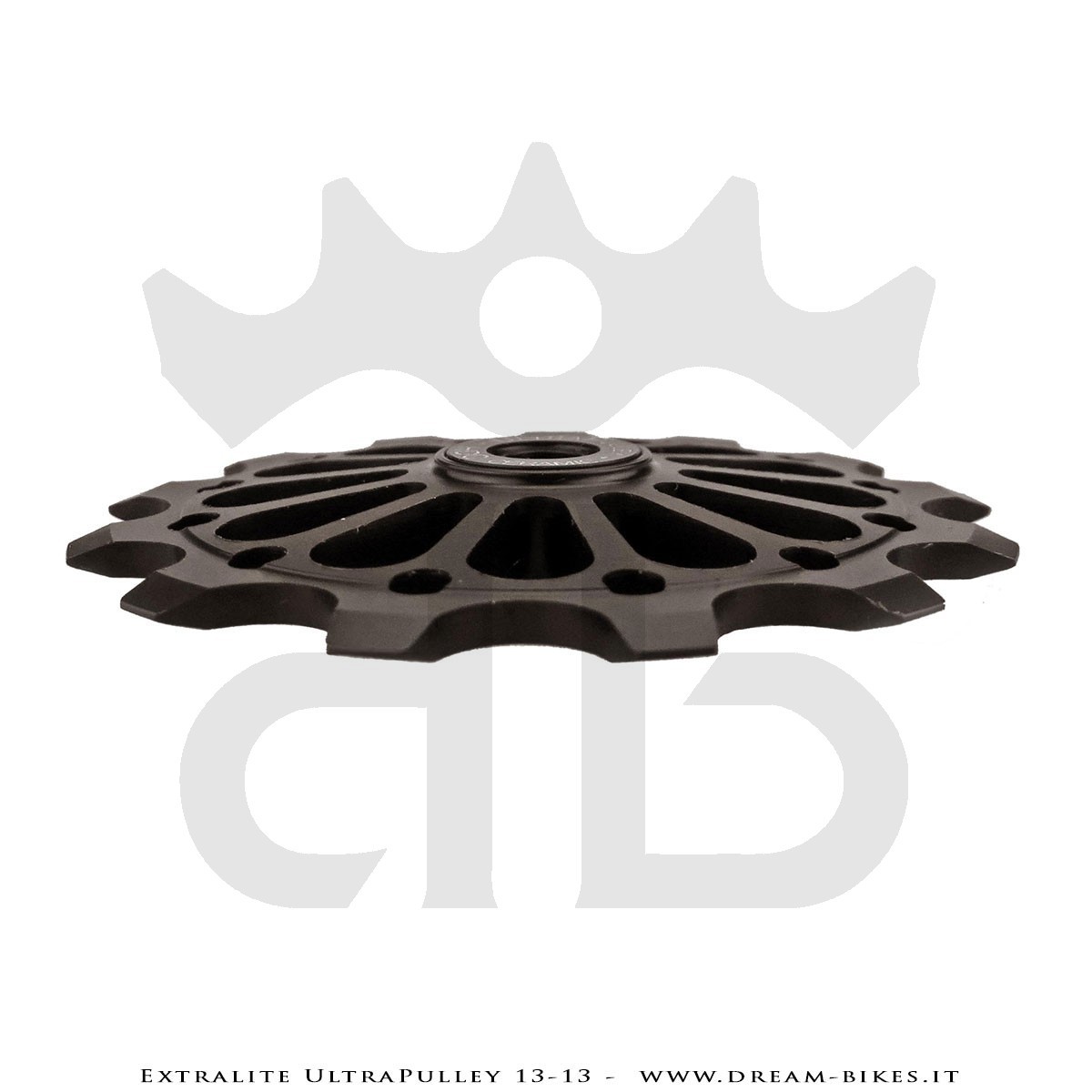 Extralite UltraPulley 13-13 Pulegge Cambio 13 Denti Ultraleggere Shimano 12V