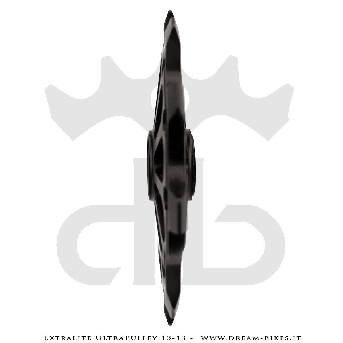 Extralite UltraPulley 13-13 Pulegge Cambio 13 Denti Ultraleggere Shimano 12V