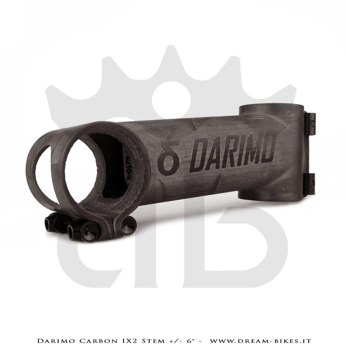 Darimo Carbon IX2 Attacco Manubrio Ultraleggero - 6 gradi